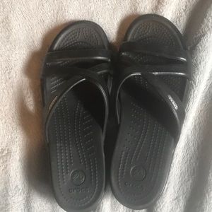 Croc sandals
